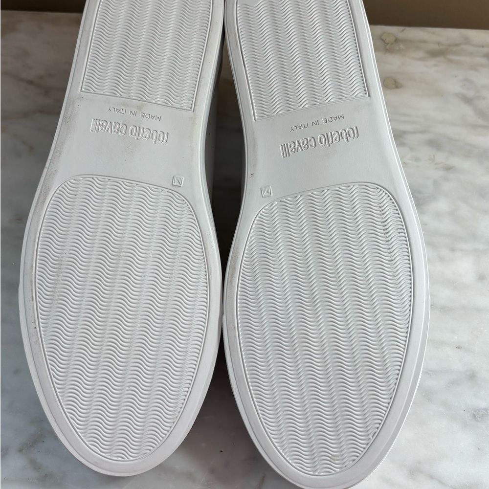 Men’s Robert Cavalli Italian leather sneakers New - Picture 6 of 6